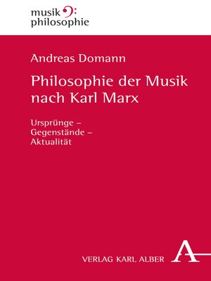 cover image of Philosophie der Musik nach Karl Marx